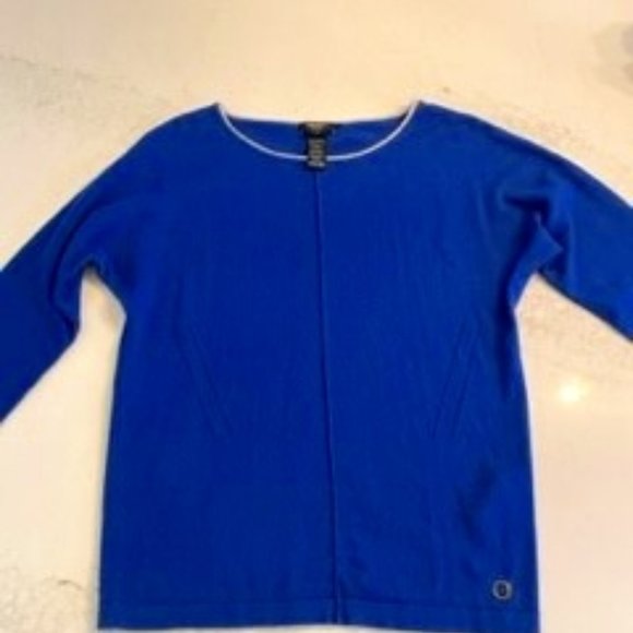 Olsen small Navy Blue Sweater - Picture 1 of 9